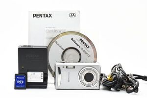 ペンタックス Pentax Optio V20 digital point shoot camera 8.0 MP Silver #E53