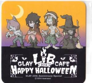 ★GLAY LiB CAFE 2014 ロト ステッカー G4★