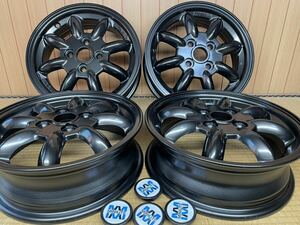 ダイハツ純正 MINILITE ミニライト 4本 14×4.5J ET45 4H PCD100 ガンメタ 