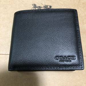 未使用品　coach 二つ折り財布　5