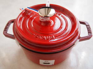 staub　ストウブ　ピコ・ココット ラウンド チェリー(40511-488) 16㎝　新品・未使用