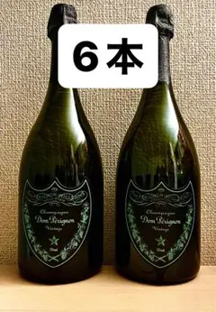 6本ドン・ペリニョンルミナスラベルドンペリ光るシャンパンDom Perignon