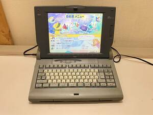 【ジャンク・長期保存品】 NEC 文豪 マルチメディアワードプロセッサ ワープロ JX-A500