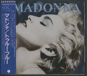 CD/ MADONNA / TRUE BLUE / マドンナ / 国内盤 国内初期 シール帯付 32XD-449 41121