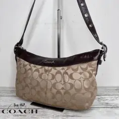 COACH コーチ シグネチャー レザー ショルダーバッグ A6