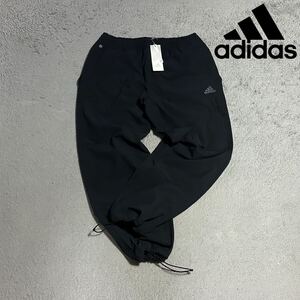 XLサイズ 新品 adidas 裏フリース ウォームパンツ 秋冬 ロングパンツ パンツ メンズ PRSVE 裏起毛 厚手 保温 ジョガーパンツ ウーブン 黒