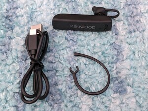 0605u1407　JVCケンウッド KENWOOD KH-M300-B 片耳ヘッドセット Bluetooth対応 左右両耳対応 ブラック