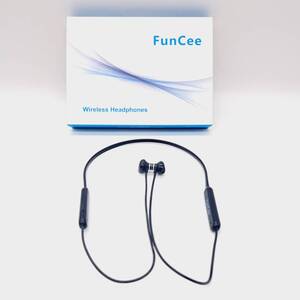 S4923● FunCee ワイヤレスヘッドホン Wireless Headphones ブルートゥース Bluetooth スポーツ ランニング 運動 勉強 集中 音楽 イヤホン