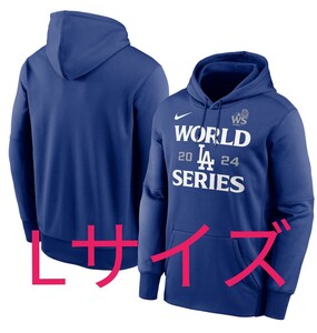 大谷翔平ドジャース MLB 2024ワールドシリーズ進出記念ドジャース パーカー Authentic Collection Hoodie ナイキ/Nike ロイヤル　ｌサイズ