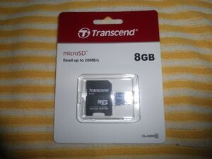 Transcend microSDHC CARD 8GB Class10 TS8GUSDHC10 NO3