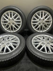 新品 155/65R14 BRIDGESTONE/VRX3 22年製 ダイハツ 純正 14インチ 4.5J +45 100 4H スタッドレス 4本 ステラ シフォン タント ミラ(1-D979)