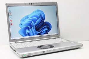 1円スタート ノートパソコン Windows11 中古 WPS office搭載 Panasonic レッツノート CF-SV7 第8世代 Core i5 SSD256GB メモリ8GB カメラ