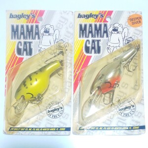 未開封品 バグリー ママキャット バスカラー クロームメッキ セット OLD bagley