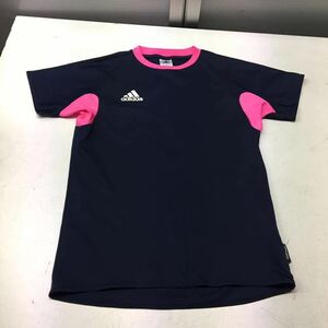 送料無料★adidas アディダス★半袖Tシャツ トップス★ネイビー★フットボール サッカーウェア★Sサイズ#30604sj139