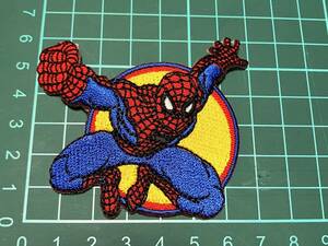 アイロン 接着 刺繍 ワッペン◆スパイダーマン　パンチ◆　キャラクター　アメトイ　アメ雑　雑貨　　アメキャラ　幼稚園