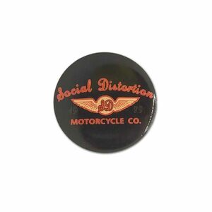 Social Distortion 缶バッジ ソーシャル・ディストーション Moto Logo