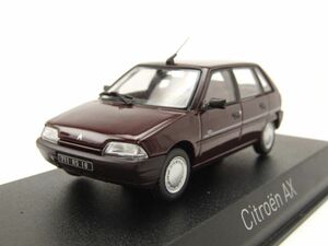 新品未開封　シトロエン AX TEN 1992 オペラレッド 1/43 ノレブ CITROEN