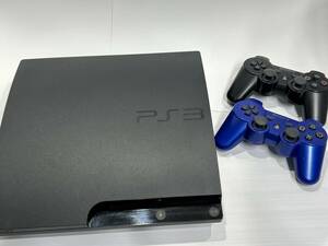 SONY PlayStation 3 プレイステーション3 CECH-3000A　ブラック　コントローラ（ブラック×ブルー）