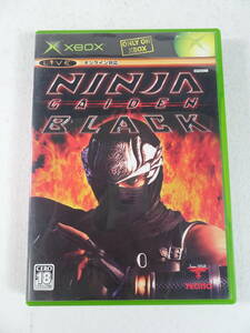 51/Ω087★XBOX NINJA GAIDEN BLACK （忍者外伝）★中古品・動作確認済み★レトロゲーム