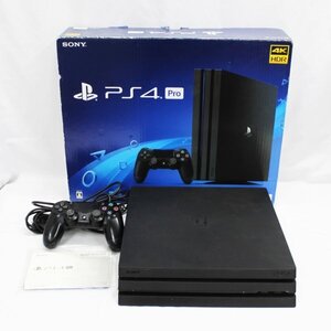 【１円スタート！】SONY ソニー PlayStation4 プレイステーション4 PS4 CUH-7100B 1TB ブラック 初期化済み ジャンク品 (j)