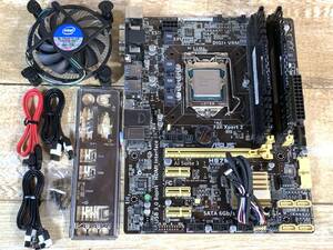 ★ASUS LGA1150 USB3.0 HDMI マザーボード H87M-E // i3 CPU/8GBメモリ付属 良品美品★