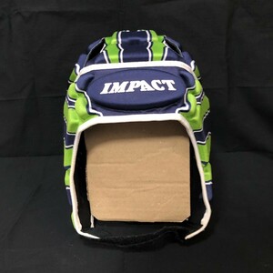 ★送料無料★IMPACT　ストリークラグビーヘッドキャップ（V2 Premium Vented）/LGEサイズ/定価12650円/ライム/●一点限り●