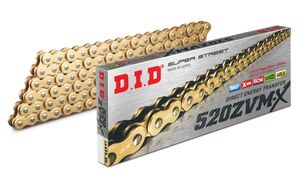 DID 520ZVM-X-94L ZJ(カシメ) GOLD 4525516330121 大同工業株式会社 D.I.D バイクチェーン