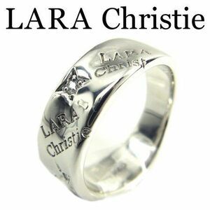 【廃番・最終在庫】7号 LARA Christie ララクリスティー バベルリング ホワイト レディース キュービックジルコニア シルバー925 R4484-W