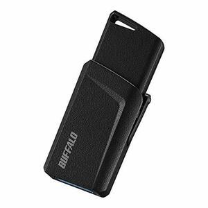 BUFFALO USB3.1(Gen1)プッシュスライドUSBメモリ 16GB ブラック RUF3-SP16G-BK(中古品)　(shin