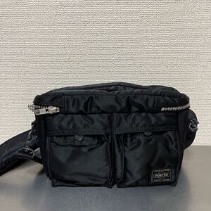 希少 PORTER ポーター タンカー カメラバッグ TANKER ブラック シルバー 吉田カバン 美品