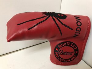 送料無料　海外一流ブランド 福岡大河プロ推奨　Guiote 新品 パターカバーWIDOW MAKER RED 上代5,500円