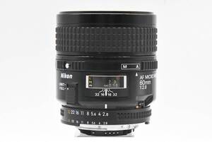 ■Nikon ニコン AF MICRO NIKKOR 60mm f2.8 マクロレンズ Fマウント ニッコール 20805991-V