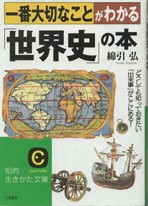 （古本）一番大切なことがわかる「世界史」の本 綿引弘 三笠書房 W00112 20080810発行