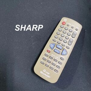 シャープ SHARP リモコン GA104SA VHS 液晶 赤外線チェック済 清掃 除菌済み 中古 RC2924