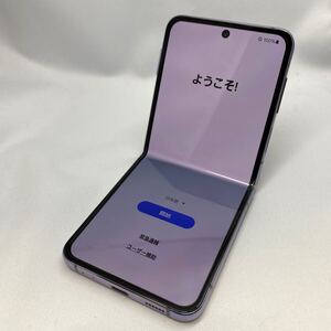 800 Galaxy Z Flip4 SC-54C ボラパープル 中古スマホ 訳あり ジャンク SIMフリー au docom