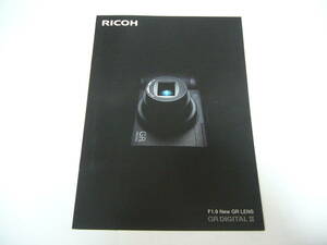 【カタログ】リコー RICOH　GR DIGITAL Ⅲ カタログ　2009年7月版