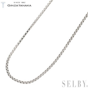 GINZA TANAKA Pt850 ベネチアン チェーンネックレス 35.5cm 最終 出品6週目 SELBY