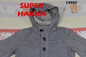 SUPER HAKKA ヒッコリーパーカ 13987c スーパーハッカ 00