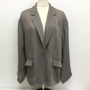 スナイデル SWFJ242085 Sheer Jacket シアー ジャケット モカ ジャケット、上着 ジャケット、上着 1 グレージュ / グレージュ 無地