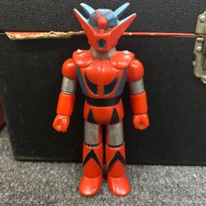 12265 ゲッターロボ　ゲッタードラゴン　昭和レトロ　ソフビ 現状品　 当時物