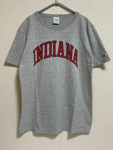 【アメリカ製】Champion チャンピオン 半袖Tシャツ　T1011 グレーM USA製 カレッジ インディアナ INDIANA