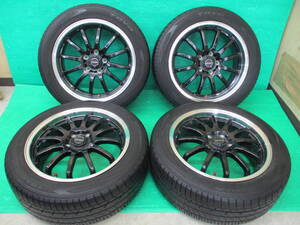  エスカーダ【17×7J+53 5H-114.3】TOYO TRANPATH mpZ 205/55R17 4本set 埼玉県発 現物確認OK♪ ストリーム ステップワゴン など