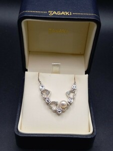 ★TASAKI/田崎真珠　パールネックレス　シルバー925 2wayトップ　0525A