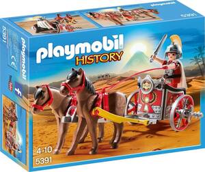 即決！新品 PLAYMOBIL 5391 ローマの戦車 チャリオット プレイモービル