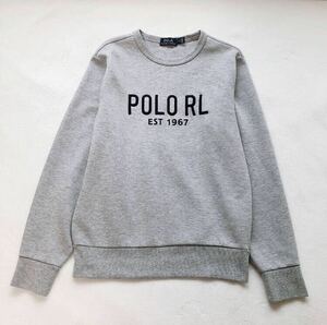 RALPH LAUREN ラルフローレン　ロゴ　スウェット　薄手　グレー　S