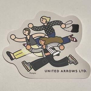 非売品 ノベルティ UNITED ARROWS × unpis ステッカー