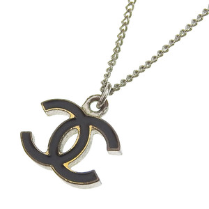 シャネル CHANEL ネックレス ココマーク シルバー色/ブラック 06V 中古 新入荷 CH0925