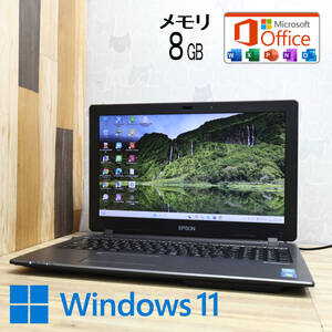 ★美品 高性能4世代i3！500GB メモリ8GB★NJ3900E Core i3-4000M Webカメラ Win11 MS Office 中古品 ノートパソコン★P83789