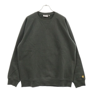 Carhartt WIP カーハート ダブリューアイピー CHASE SWEAT SHIRTクルーネック スウェット トレーナー グリーン I026383