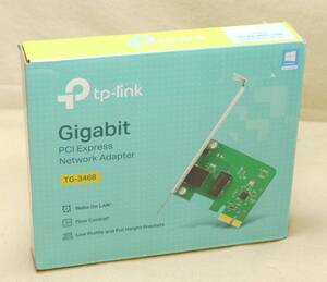 TP-Link 1000BASE-T/100BASE-TX/10BASE-T対応PCI-E バス用ギガビットLANアダプター TG-3468 ロープロ対応